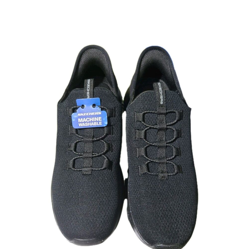 SKECHERS Slip-Ins Ultra Flex 3.0 Mens Black Trainers US Size 7.5 Wide Fit